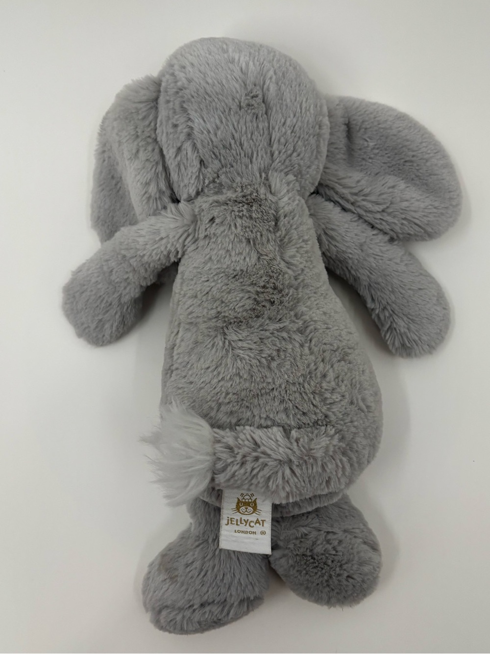 Jellycat Limited Edition Bashful Luxe Plush Gray Elephant Soft Toy - Picture 2 of 7